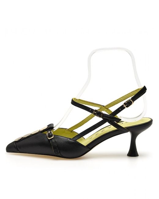 Apepazza Black Apezza Décolleté Slingback Nives