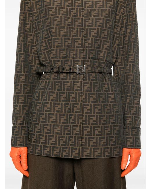 Fendi Green Ff Jacket