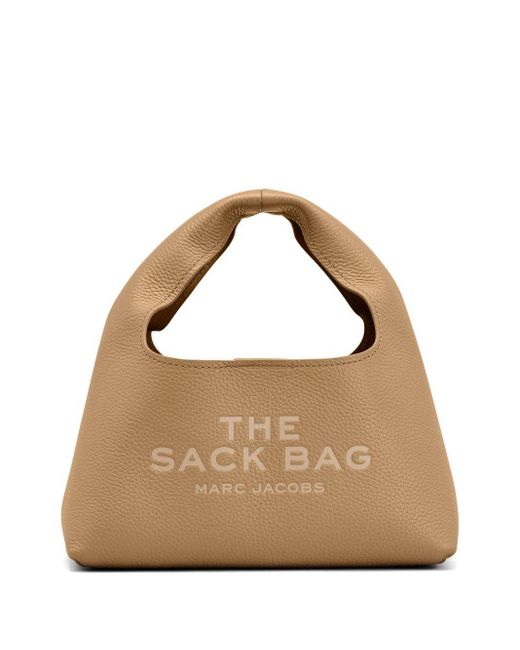 Marc Jacobs Metallic Der Sack Mini Leder Hobo -Tasche