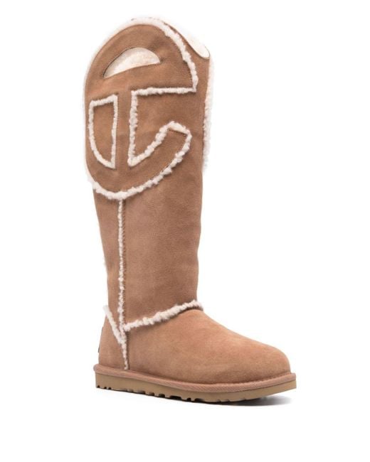 UGG X TELFAR Brown Suede High Boots