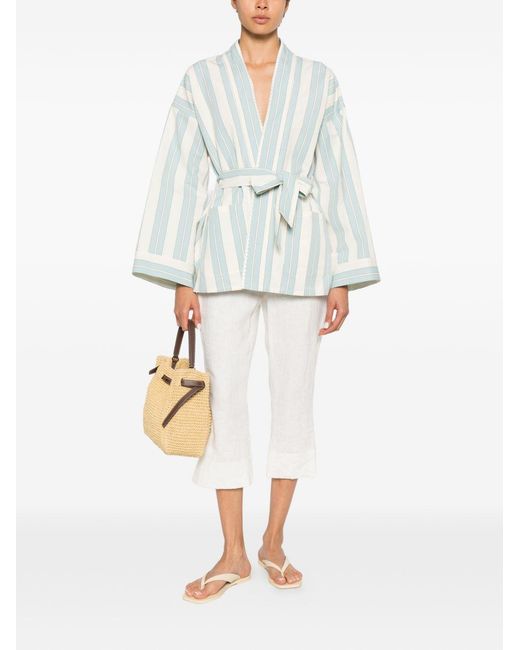 Forte_forte White Forte Jackets Cotton Linem