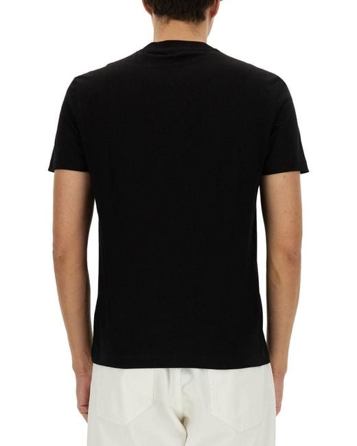 Versace Black 'Medusa' Print T-Shirt for men
