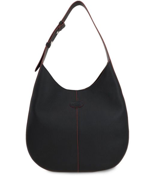 Di Bag Hobo In Pelle Piccola di Tod's in Black
