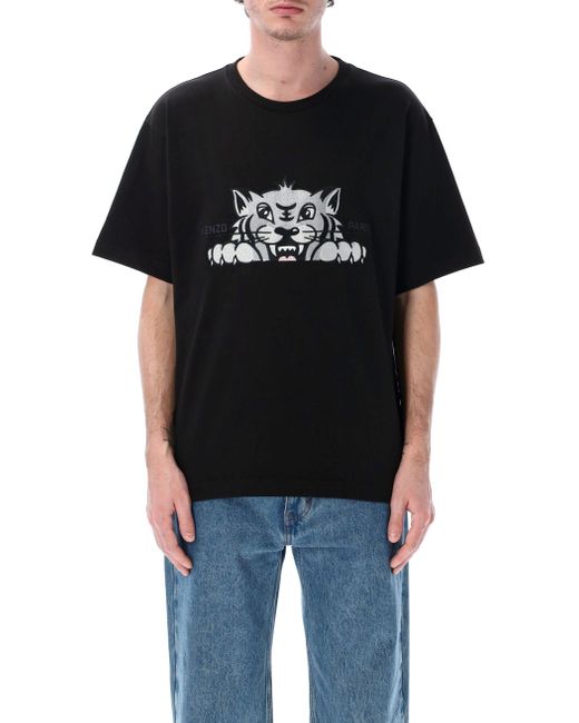 KENZO T Shirts En Polos Zwart in het Black voor heren