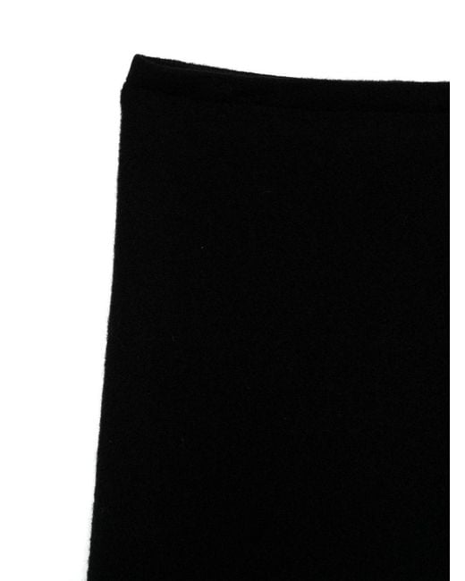 Rick Owens Black Cowl Scarf