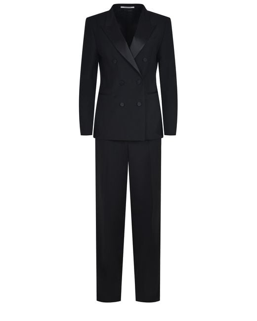 Tagliatore Black Tailleur "S Parigi" Made Of Virgin Wool