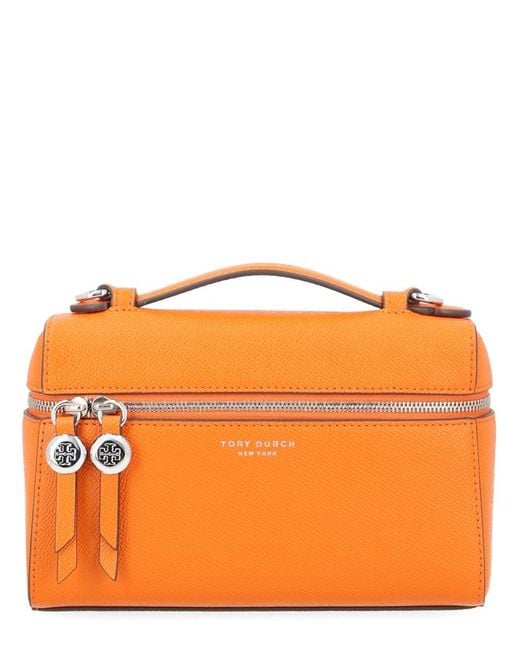 Tory Burch Orange Slim Romy Top Handle