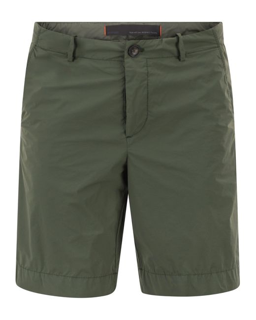 Rrd Green Lightweight Stretch Technical Bermuda Shorts for men
