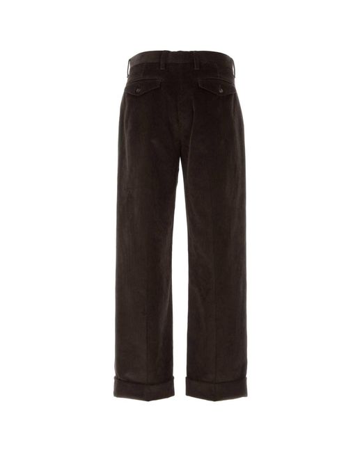 Burberry Black Corduroy Pant for men