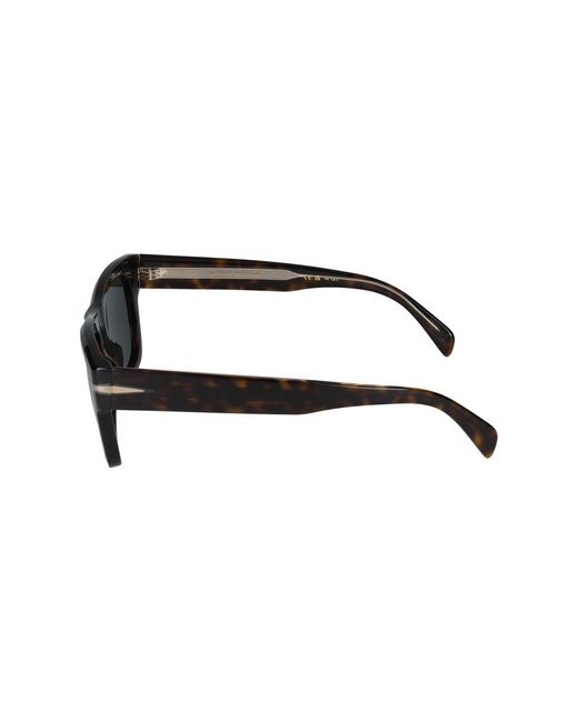 Lunettes de soleil DB 7099 /S 086 Havana / 21/145 David Beckham pour homme en coloris Black