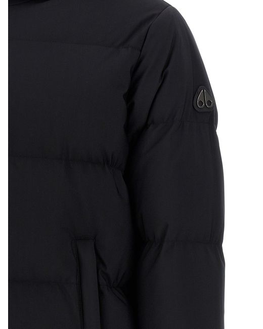 Moose Knuckles 'Misti Puffer' Down Jacket in Black für Herren