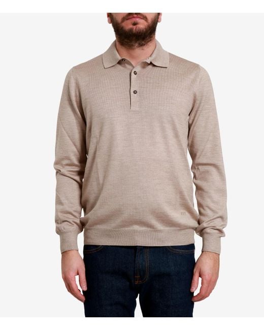 Fay Natural T Shirts And Polos for men