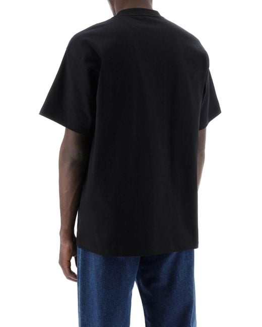 Carhartt "grafische Geborduurde Iconen T -shirt Met in het Black voor heren