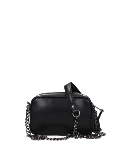 John Richmond Black Crossbody Bag Polyurethane