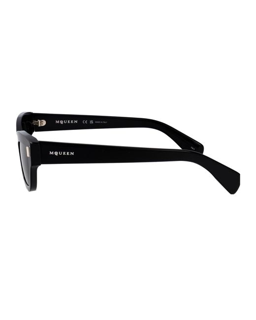 McQueen Black Acetate Sunglasses