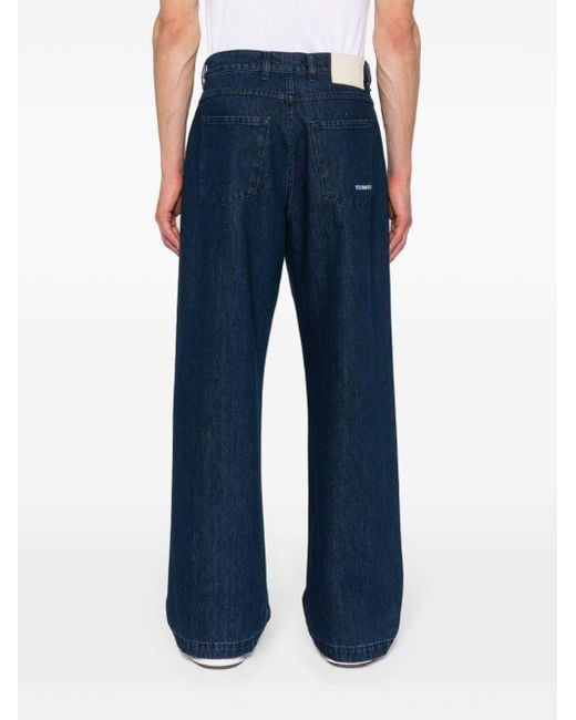 Societe Anonyme Blue Cross Straight-Leg Jeans