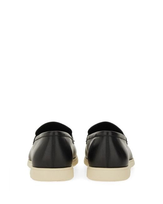 Ferragamo Black Moccasin "Gancini"