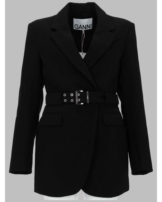 Ganni Black Eco-Friendly Jacket