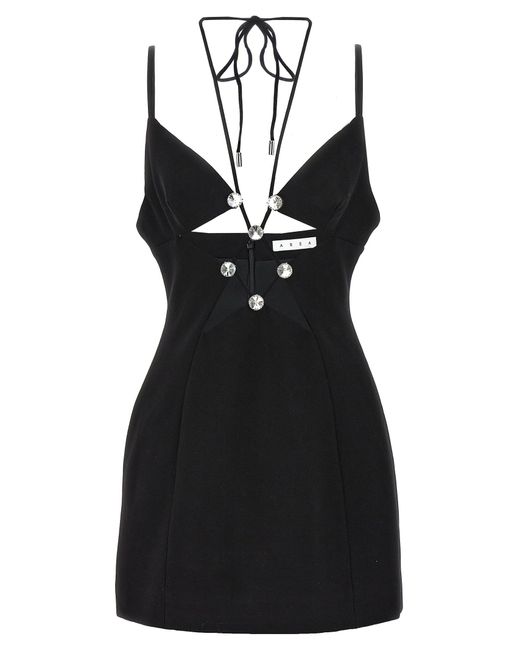Area Black 'Star Cut Out' Dress