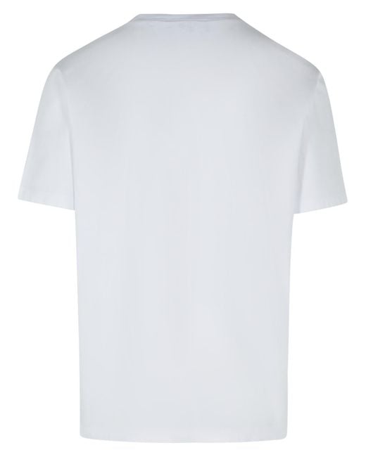 DSquared² White Crew Neck Cotton T-Shirt for men