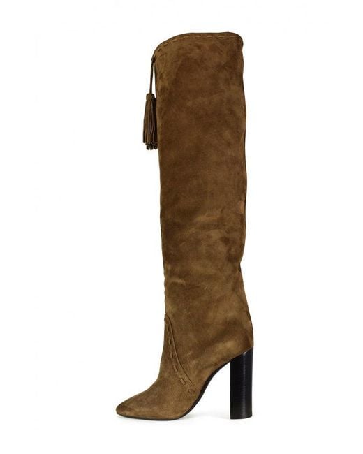 Saint Laurent Brown Meurice Boots