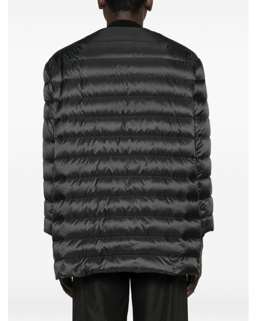 Moncler Black Nylon Parka Coat
