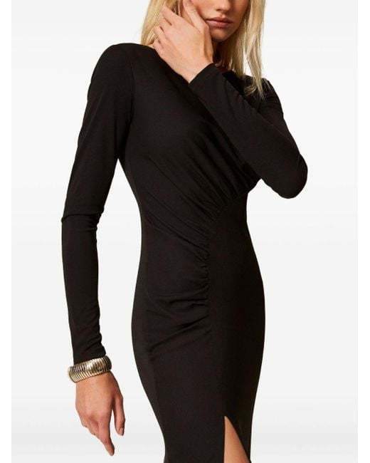Twinset Black Doppelte Kleider schwarz