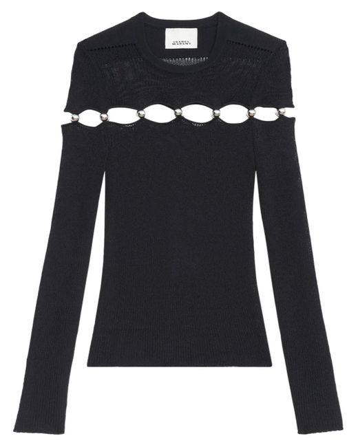 Isabel Marant Black Elsie Top