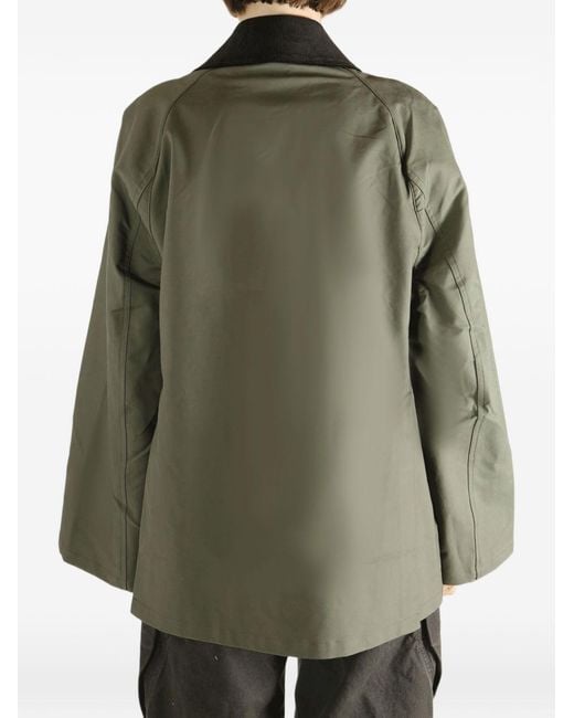 Totême Green Cotton Country Jacket