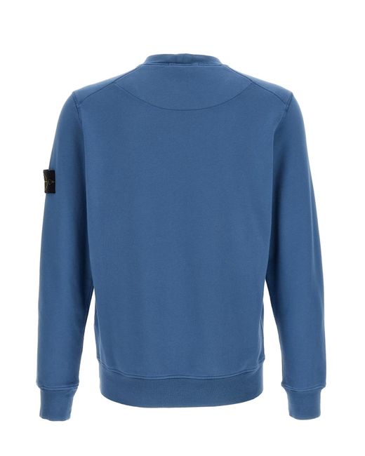Stone Island Blue Sweaters