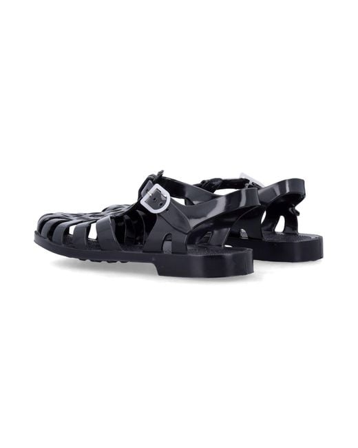 Méduse Blue Flat Shoes