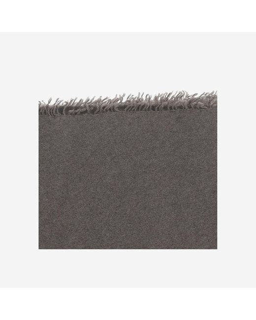 Faliero Sarti Gray Cashmere Scarf for men
