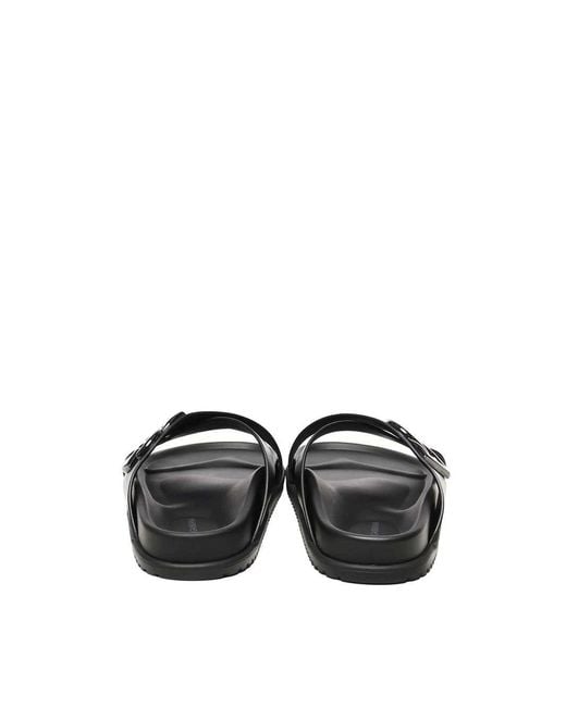 Dolce & Gabbana Black Calfskin Sandal for men