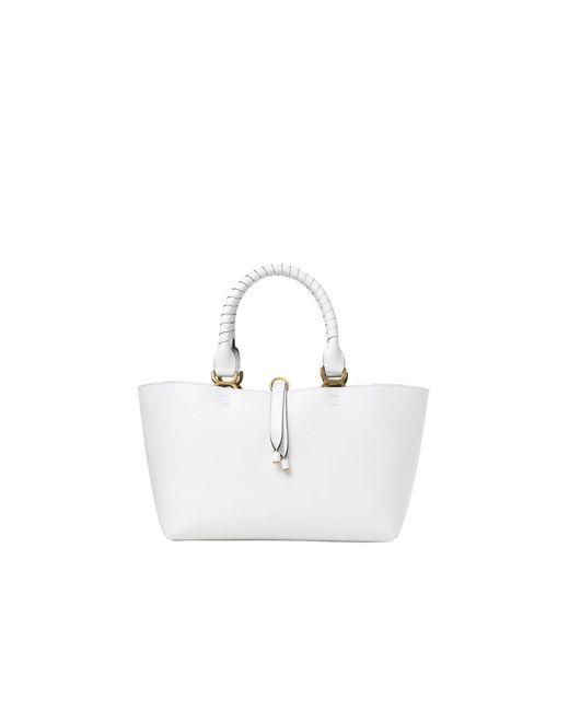 Chloé White ' Marcie Small Tote Bag