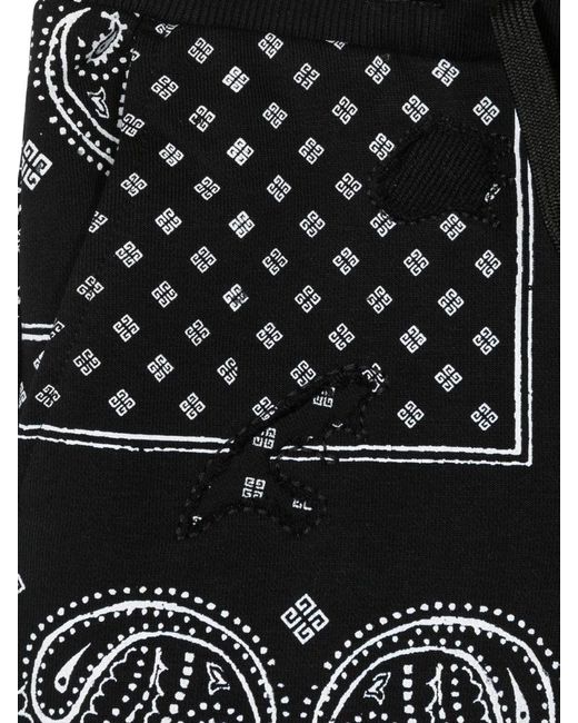 Givenchy Black Jogger Print