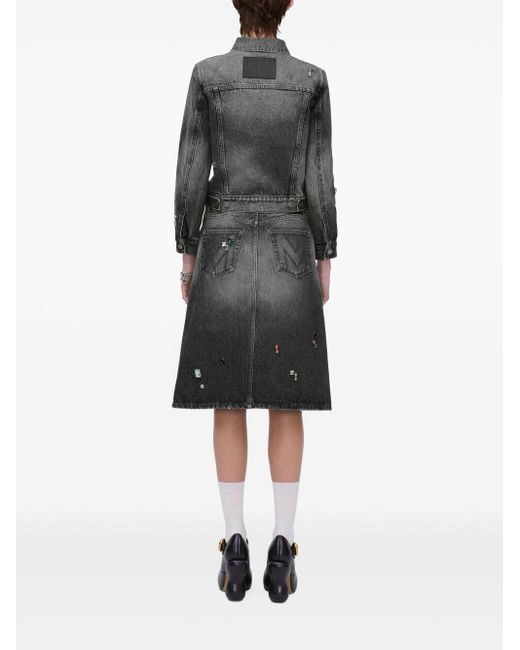 Marc Jacobs Black Denim Trucker Jacket