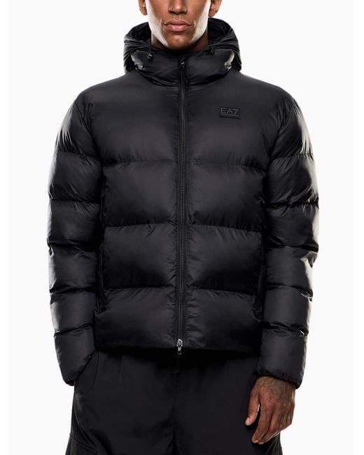 EA7 Jassen Zwart in het Black