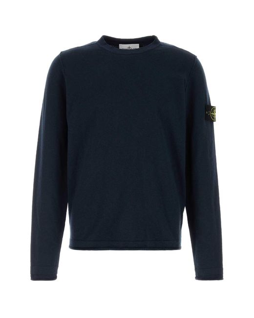 Stone Island Blue Knitwear for men