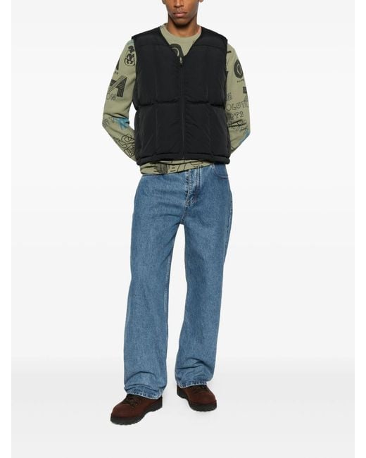 Arte' Black Puffer Vest for men