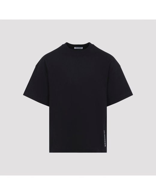 Jil Sander Black Oversized Short-Sleeve T-Shirt