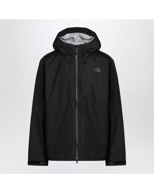 The North Face Black Windbreaker Jacket With Zipper for men