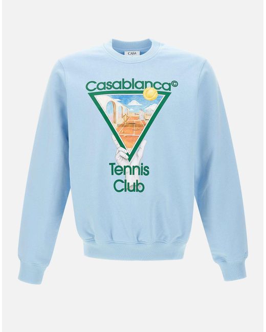 Sudadera de icono de tenis metafísico de en azul Casablanca de hombre de color Blue