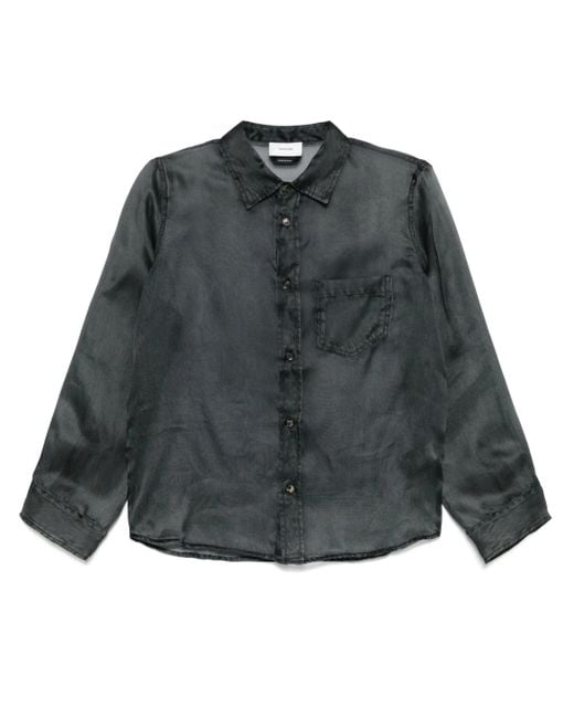 Haikure Gray Ronda Black Denim Print