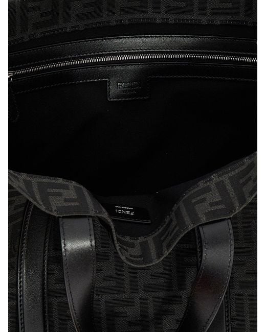 Fendi Ff-jacquardshopper in het Black voor heren