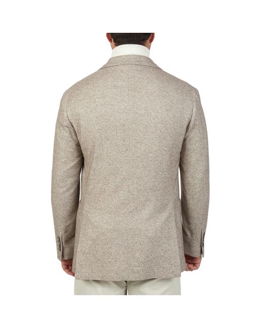 Brunello Cucinelli Dubbele Breasted Wool Jacket in het Brown voor heren