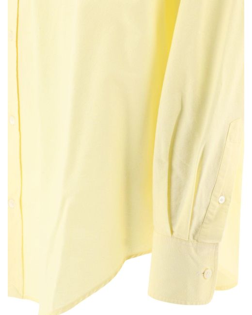 Maison Kitsuné Maison Kitsuné "contour Fox" Shirt in het Yellow voor heren