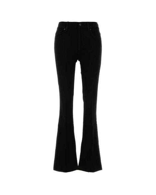 7 For All Mankind Black Jeans