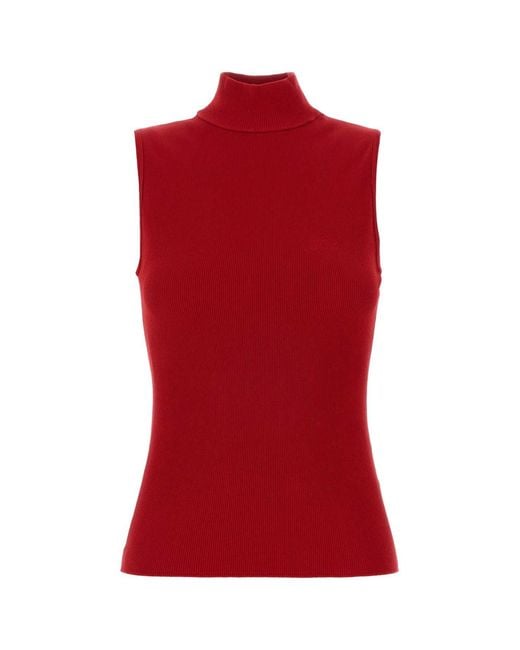 Loewe Red Sleeveless Top