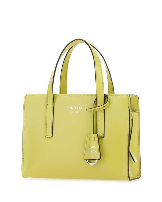 Prada Yellow Acid Leather Re-Edition 1995 Handbag