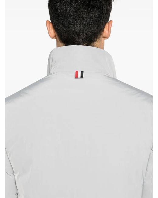 Thom Browne Black Reversible Zip-Up Puffer Jacket